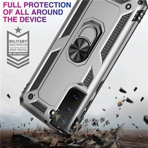 Case for Samsung Galaxy S21 5G Rugged Military Grade Anti-Drop KickStand PC+TPU